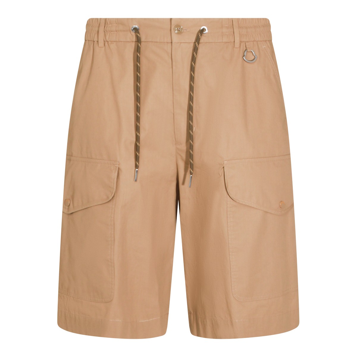 BEIGE COTTON SHORTS