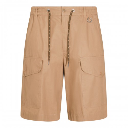 BEIGE COTTON SHORTS