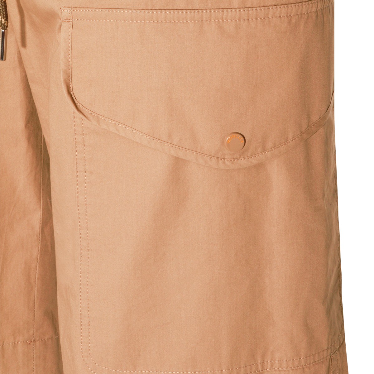 BEIGE COTTON SHORTS