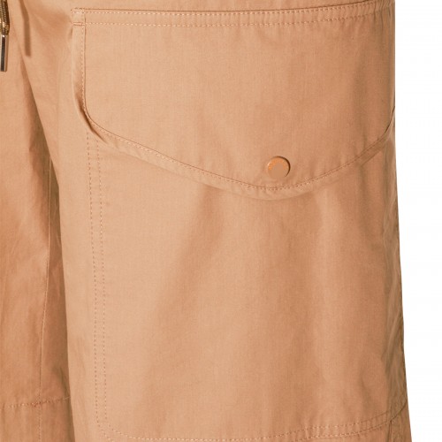 BEIGE COTTON SHORTS