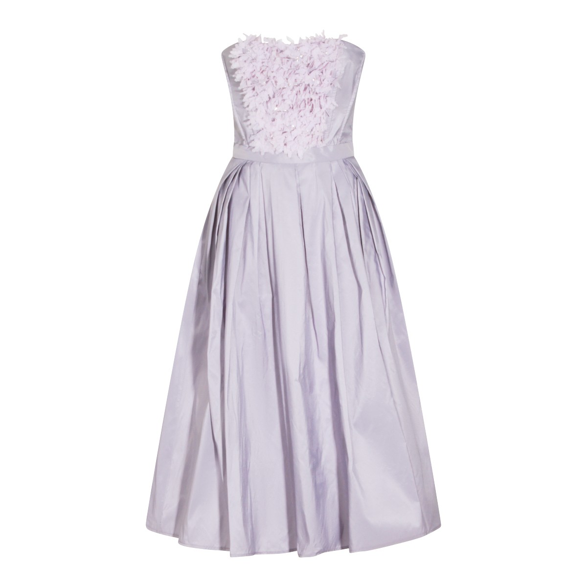 LILAC BUSTIER MID DRESS