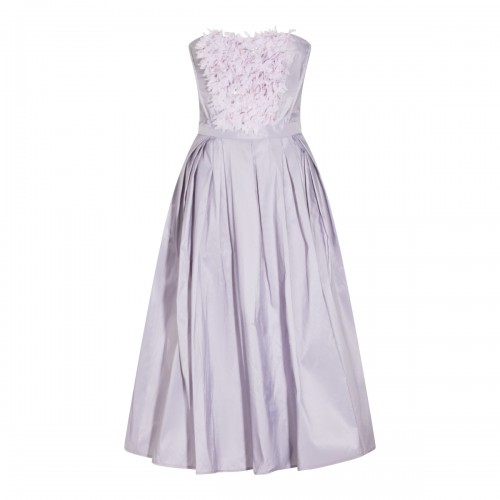 LILAC BUSTIER MID DRESS