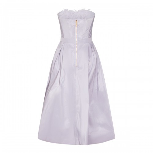 LILAC BUSTIER MID DRESS