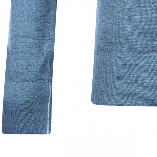 LIGHT BLUE CASHMERE SWEATER