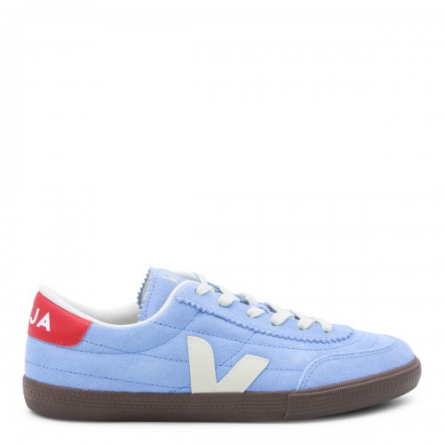 LIGHT BLUE LEATHER PANENKA SNEAKERS