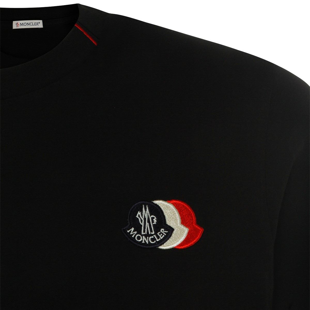 BLACK COTTON T-SHIRT