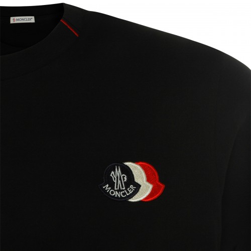 BLACK COTTON T-SHIRT