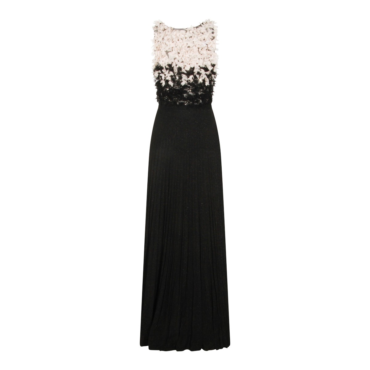 BLACK AND BUTTER PAILLETTES LONG DRESS