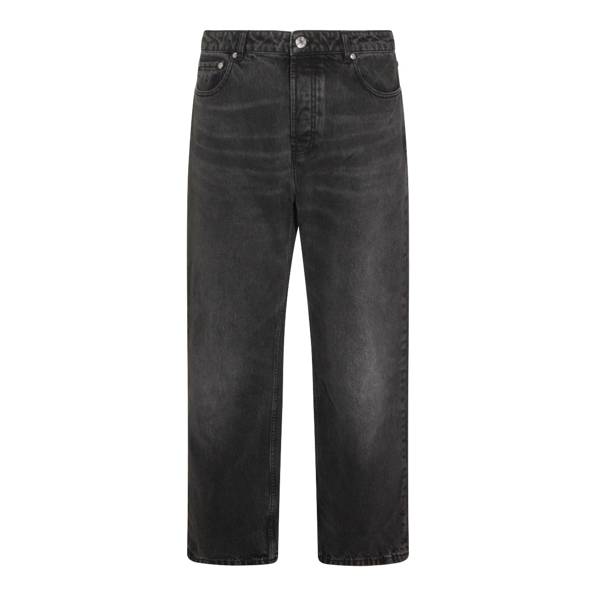 BLACK COTTON JEANS