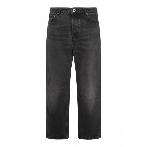BLACK COTTON JEANS