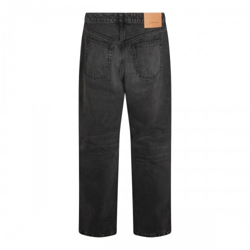 BLACK COTTON JEANS