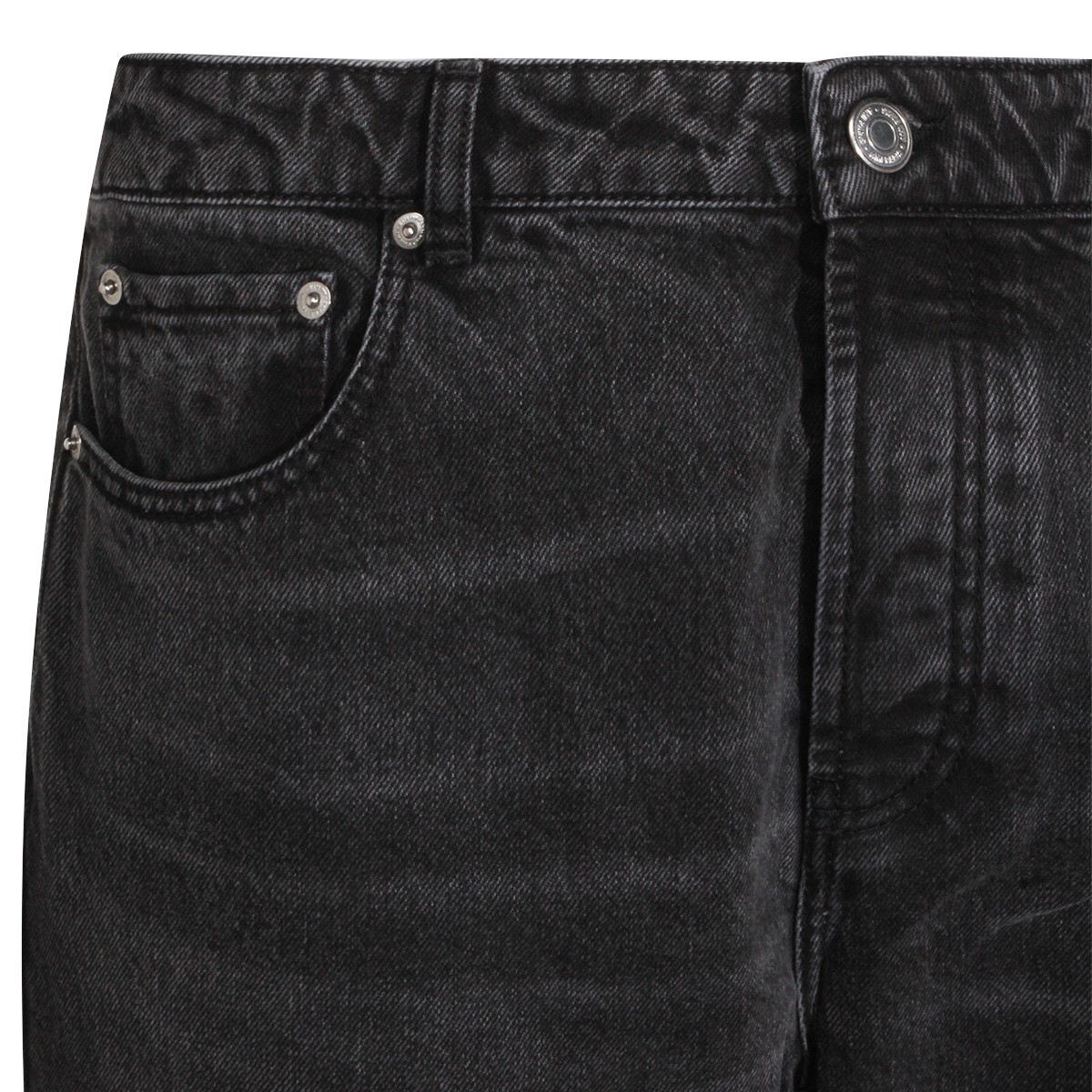 BLACK COTTON JEANS