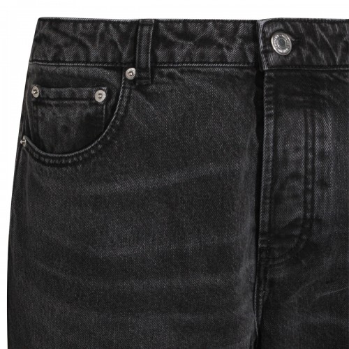 BLACK COTTON JEANS
