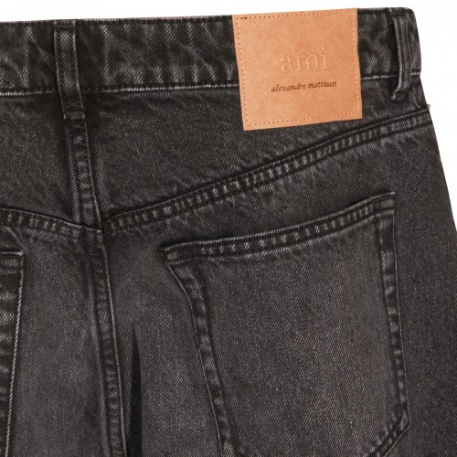 BLACK COTTON JEANS
