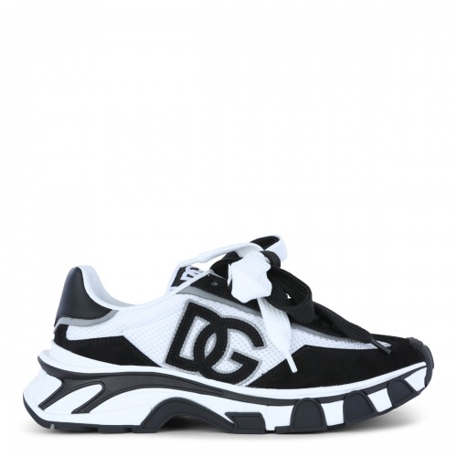 WHITE AND BLACK SNEAKERS