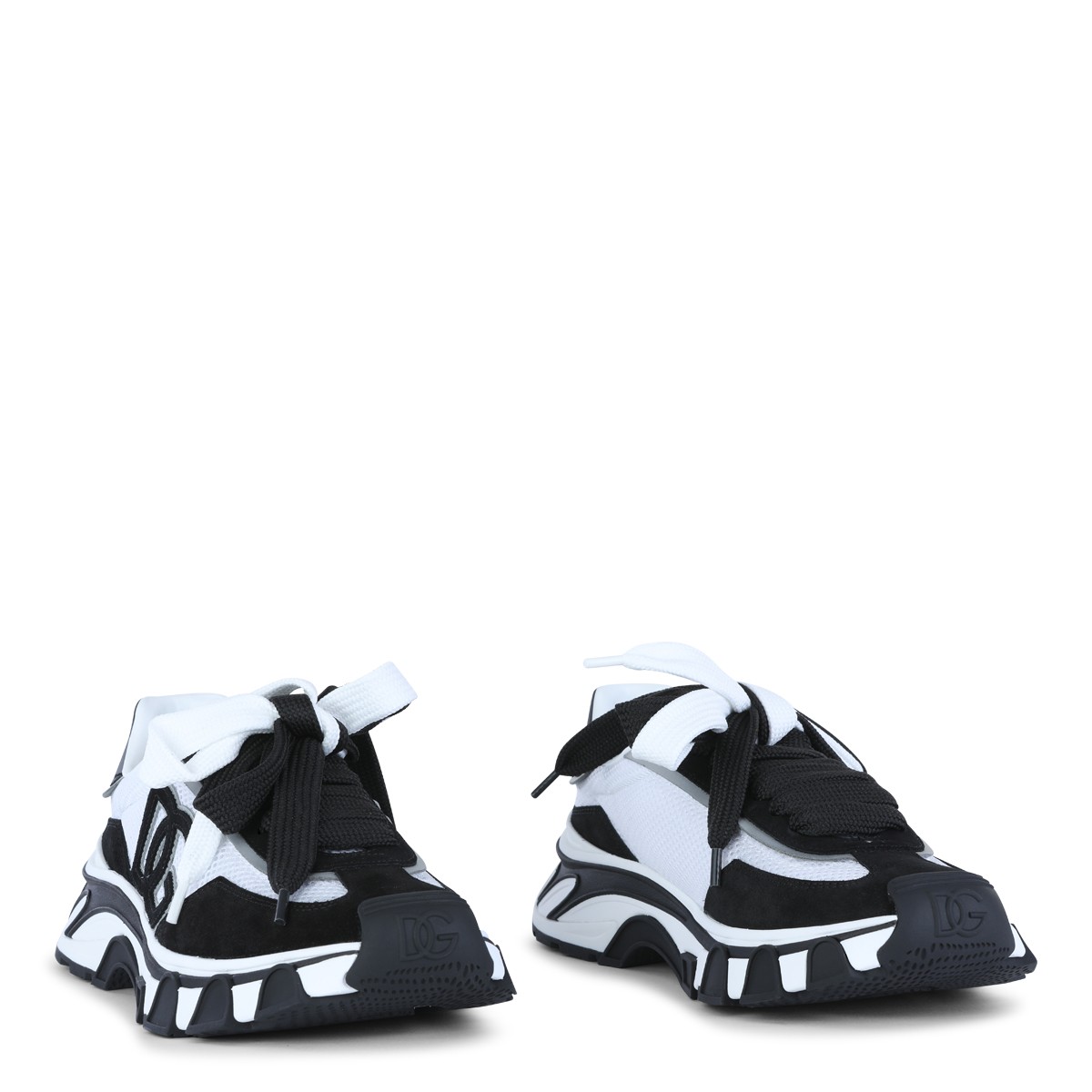 WHITE AND BLACK SNEAKERS