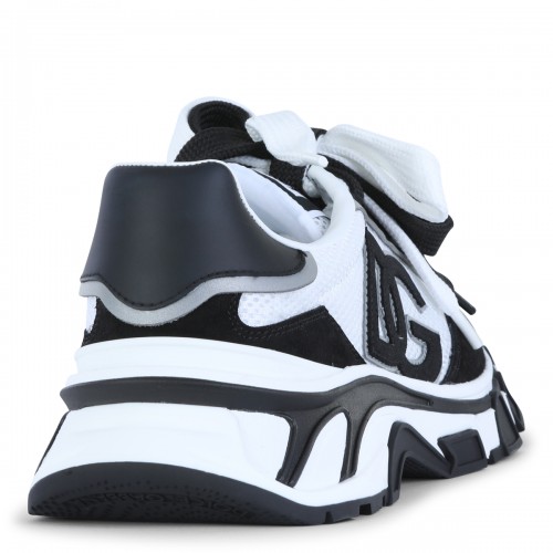 WHITE AND BLACK SNEAKERS