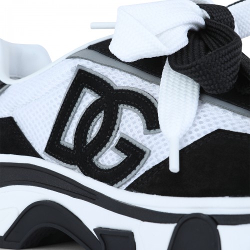 WHITE AND BLACK SNEAKERS