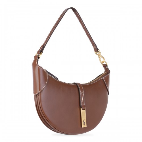 BROWN LEATHER SHOULDER BAG 2