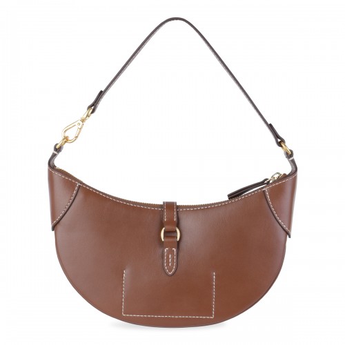 BROWN LEATHER SHOULDER BAG