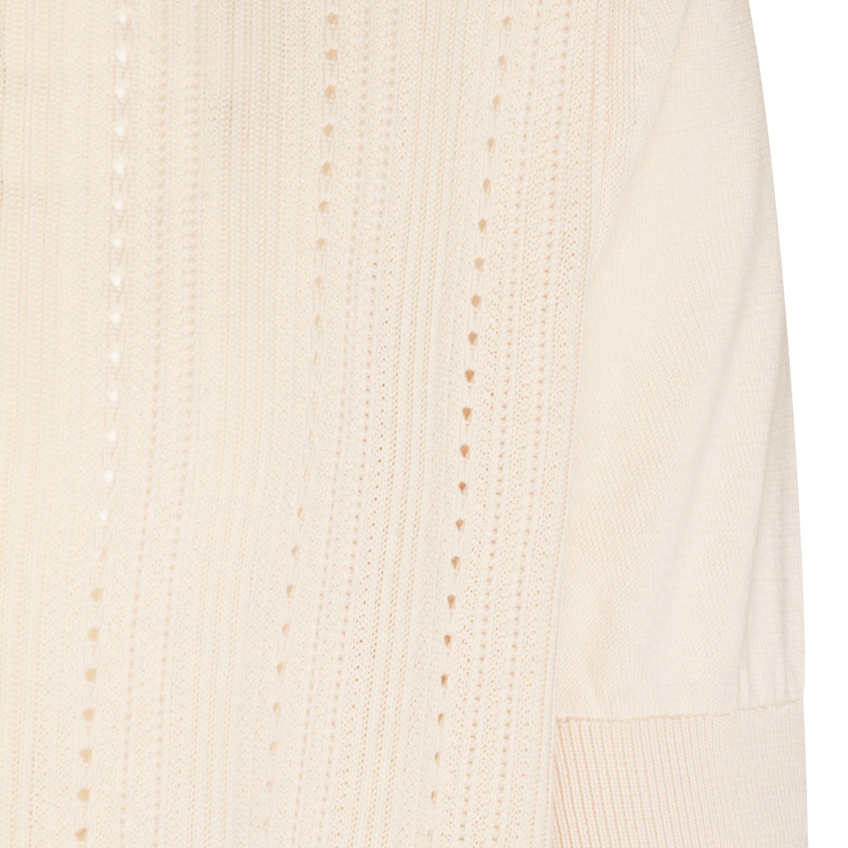 IVORY COTTON POLO SHIRT