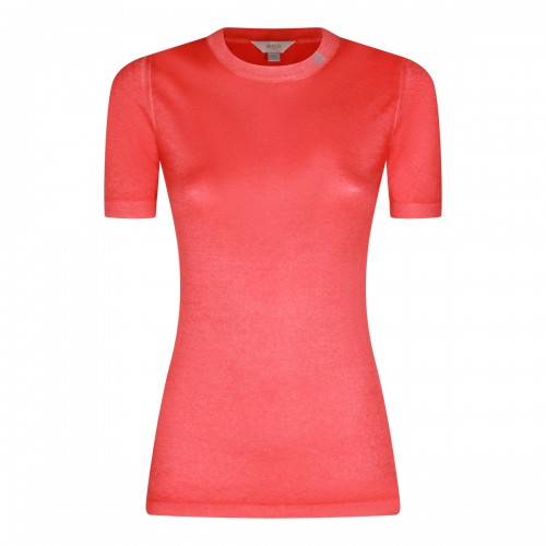 DARK PINK WOOL KNITWEAR