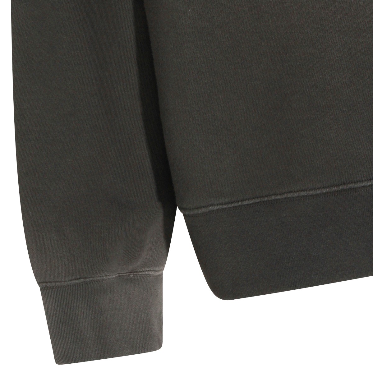 DARK GREY COTTON SWEATSHIRT