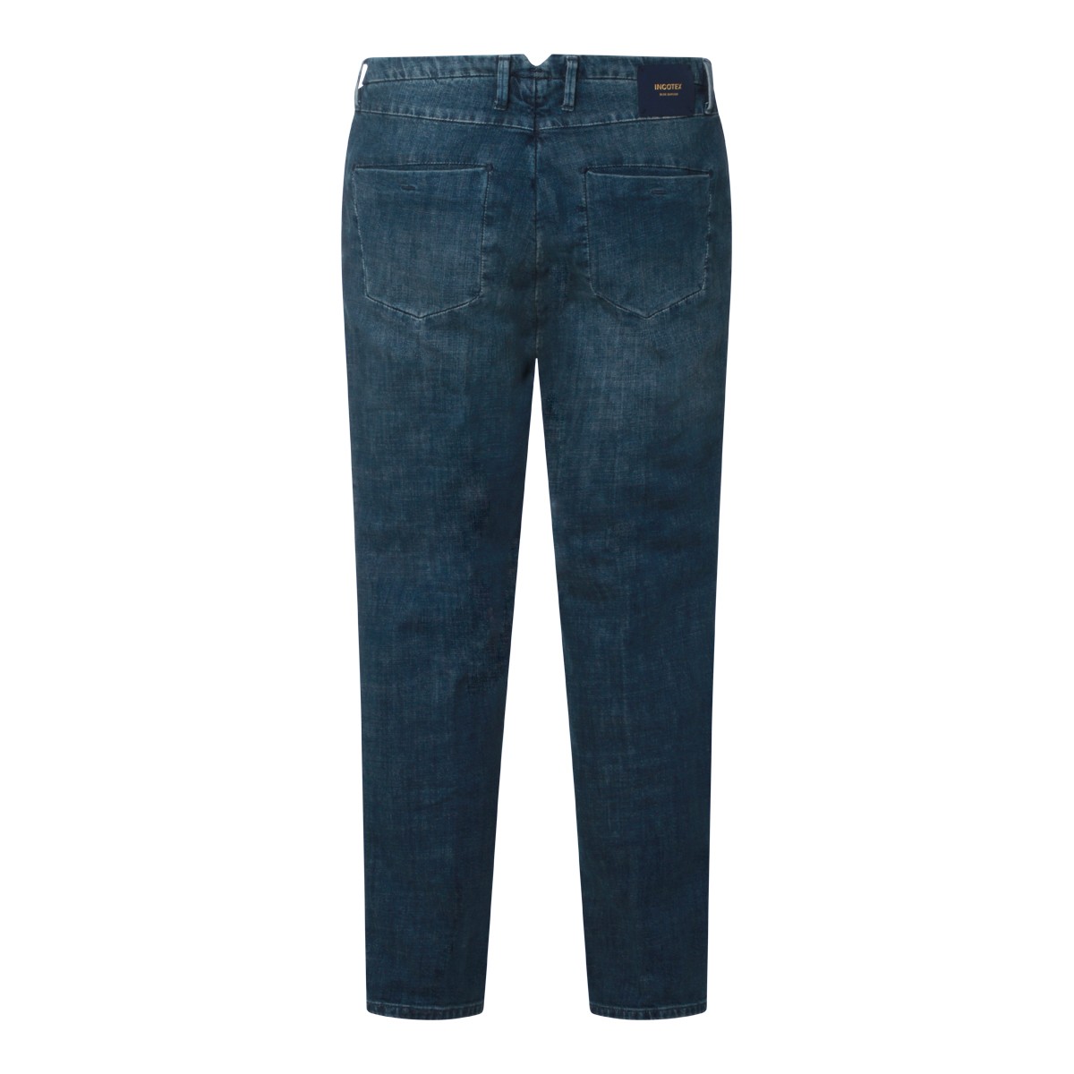 MID BLUE COTTON JEANS