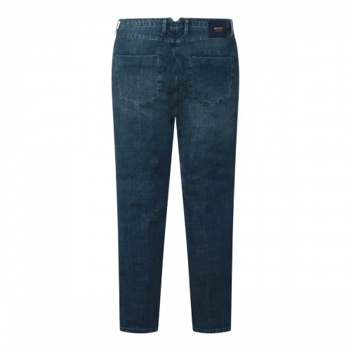 MID BLUE COTTON JEANS