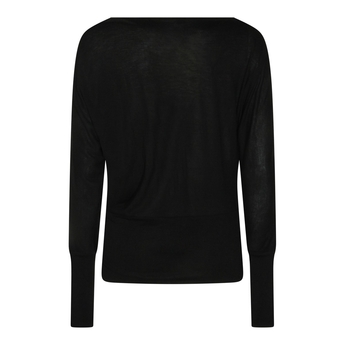 BLACK VISCOSE TOP