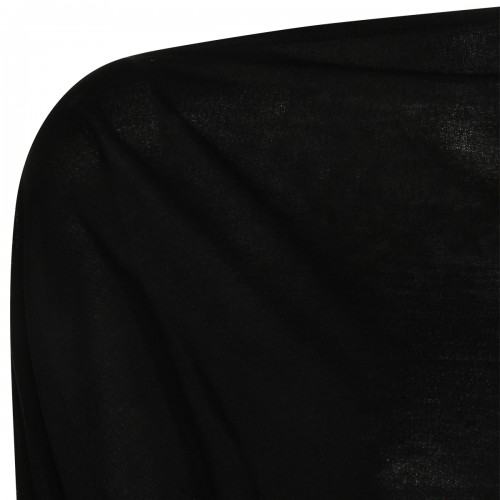 BLACK VISCOSE TOP