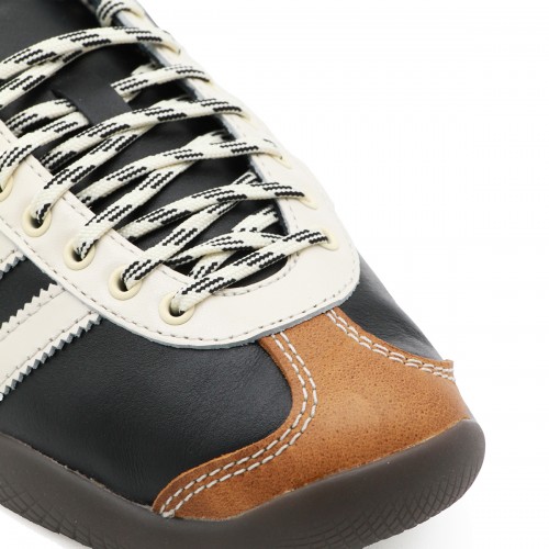 BLACK LEATHER KARINTHA SNEAKERS