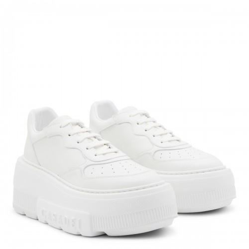 WHITE LEATHER SNEAKERS