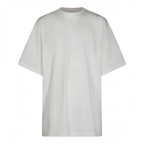 WHITE COTTON T-SHIRT