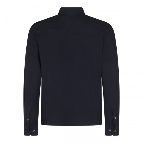 DARK BLUE COTTON SHIRT