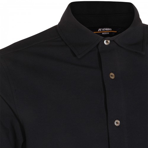 DARK BLUE COTTON SHIRT