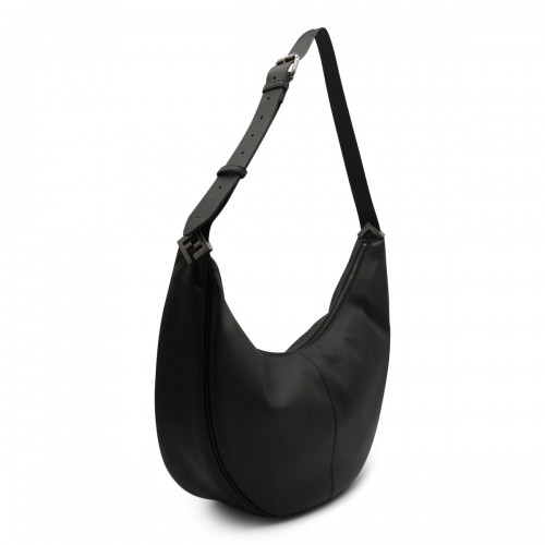 BLACK LEATHER MELON LARGE...