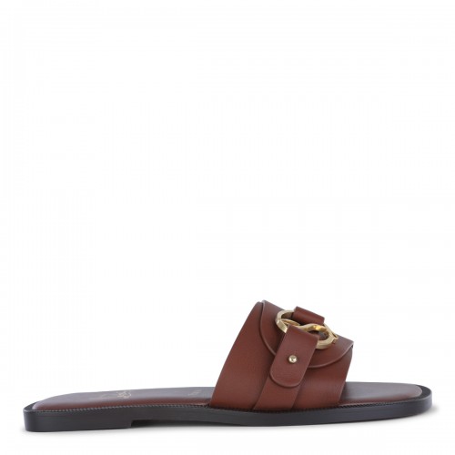 BROWN LEATHER HER IN ROMA...