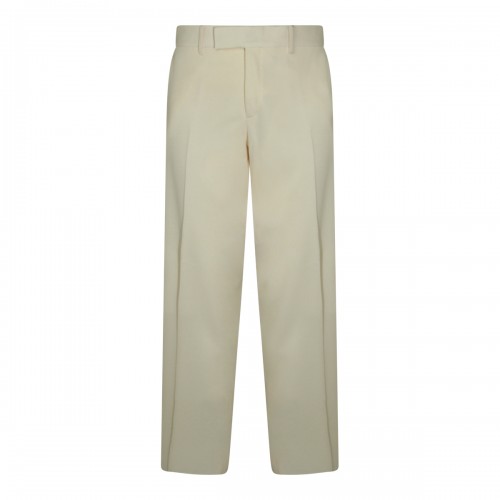 ECRU WOOL PANT