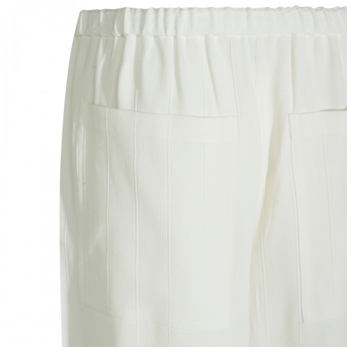WHITE VISCOSE PANT