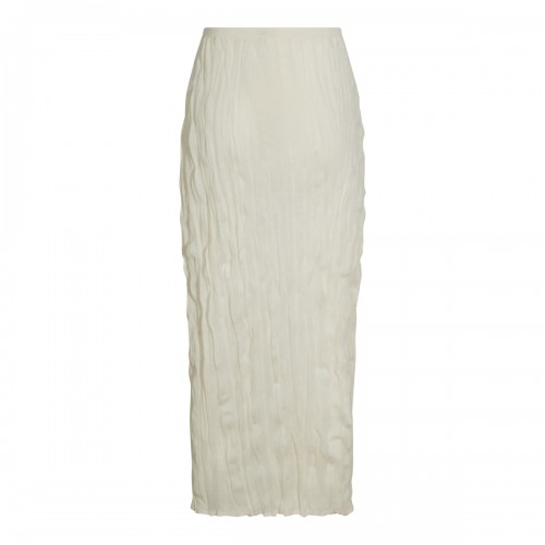 WHITE VISCOSE SKIRT 2