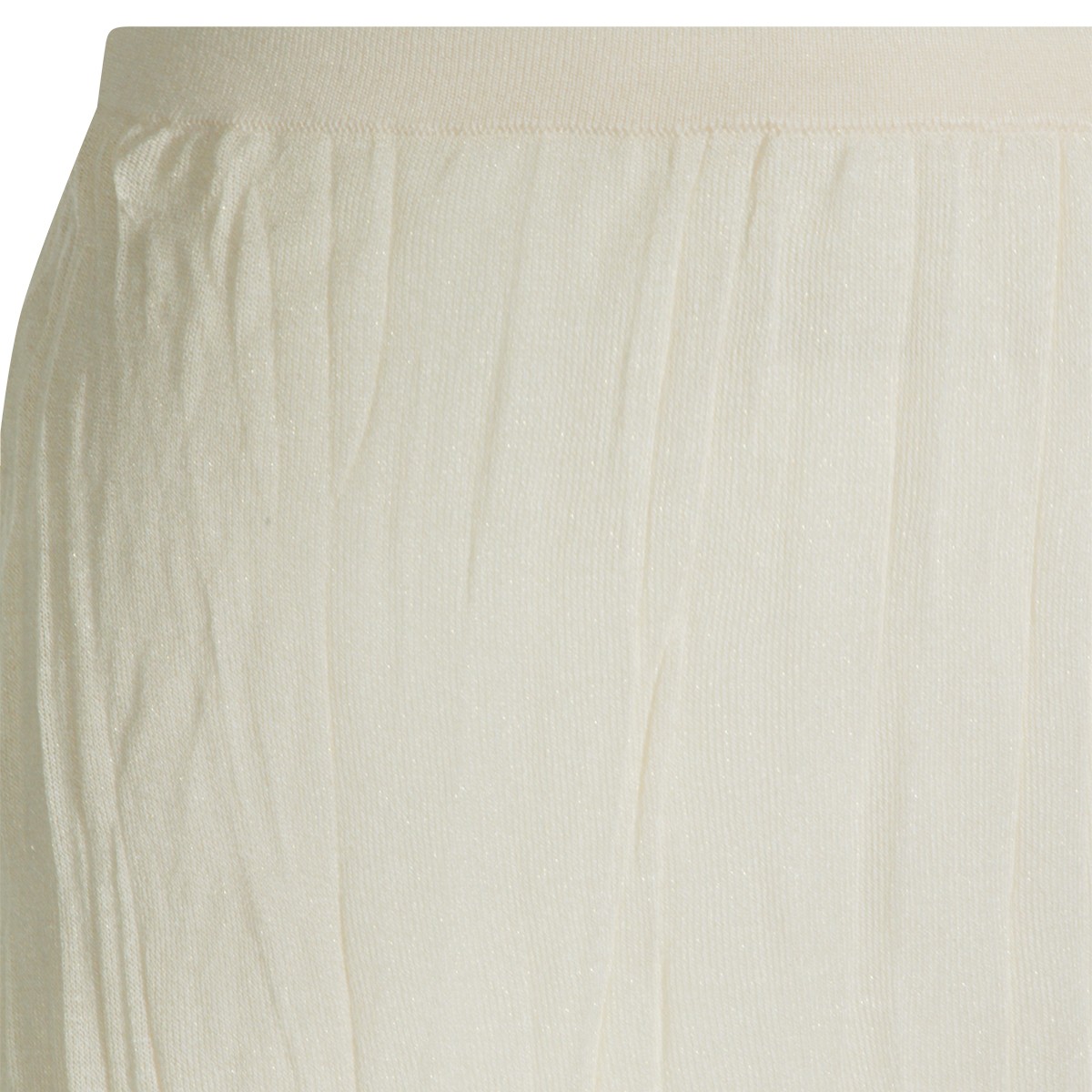 WHITE VISCOSE SKIRT