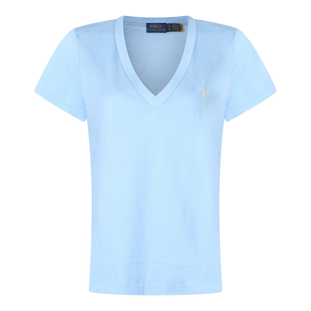 LIGHT BLUE COTTON T-SHIRT