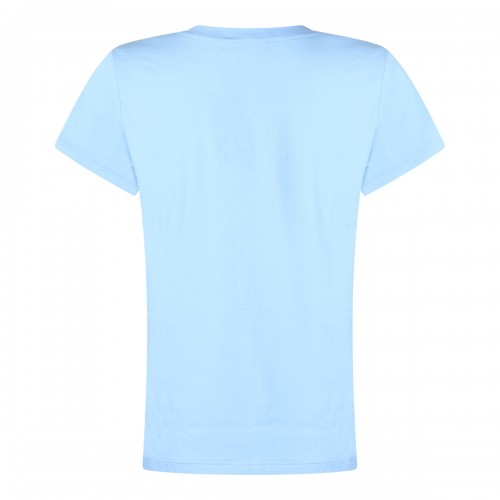 LIGHT BLUE COTTON T-SHIRT 2