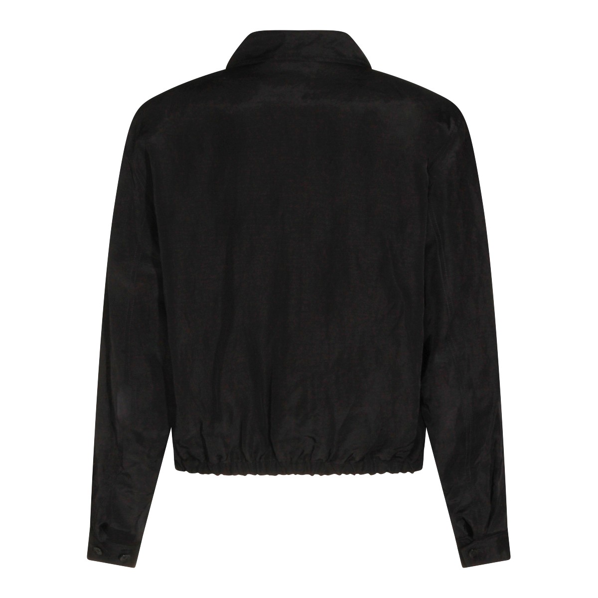 BLACK COTTON CASUAL JACKET