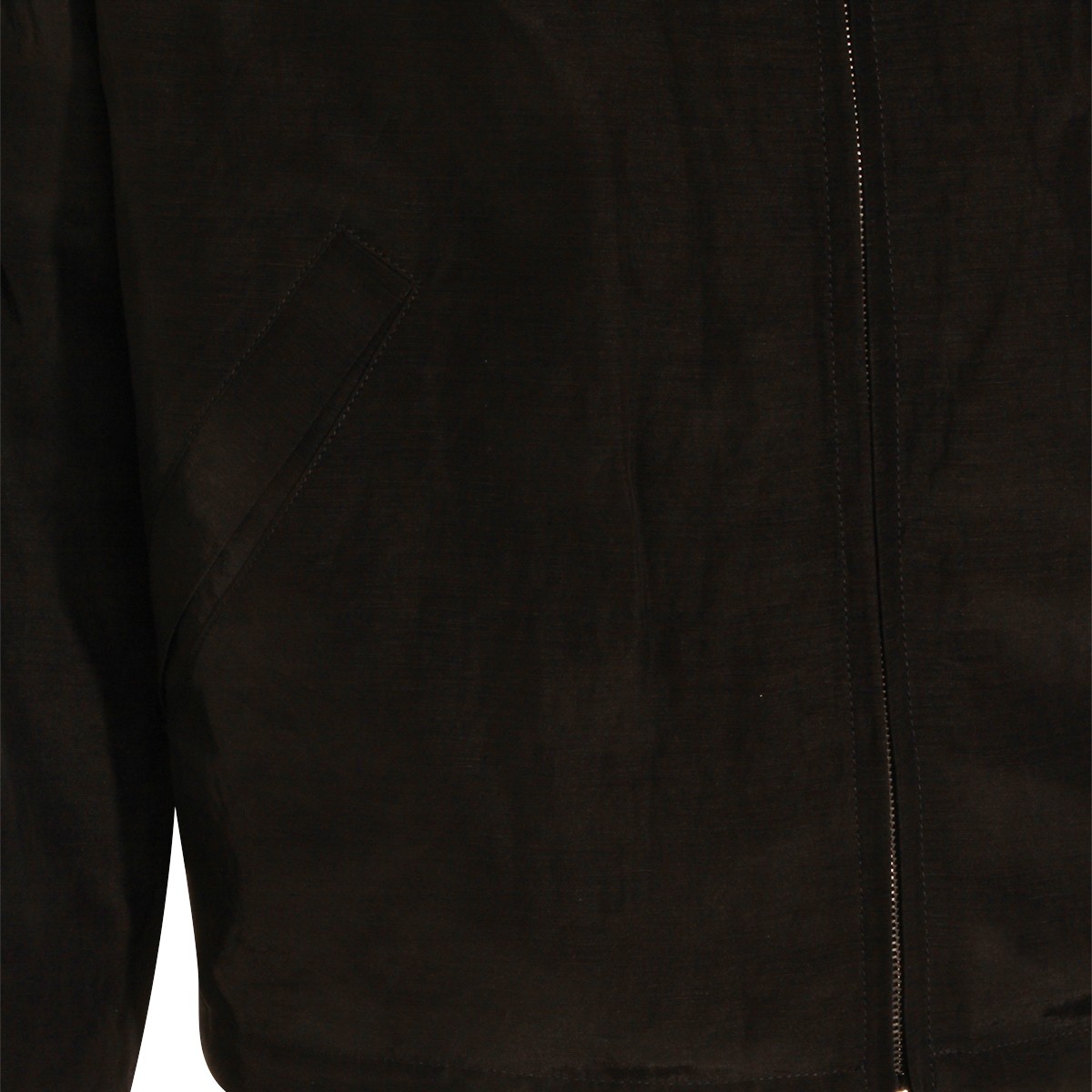 BLACK COTTON CASUAL JACKET