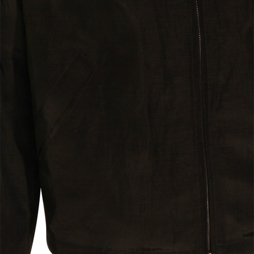 BLACK COTTON CASUAL JACKET