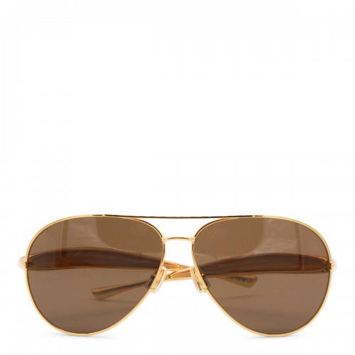 GOLD METAL SUNGLASS