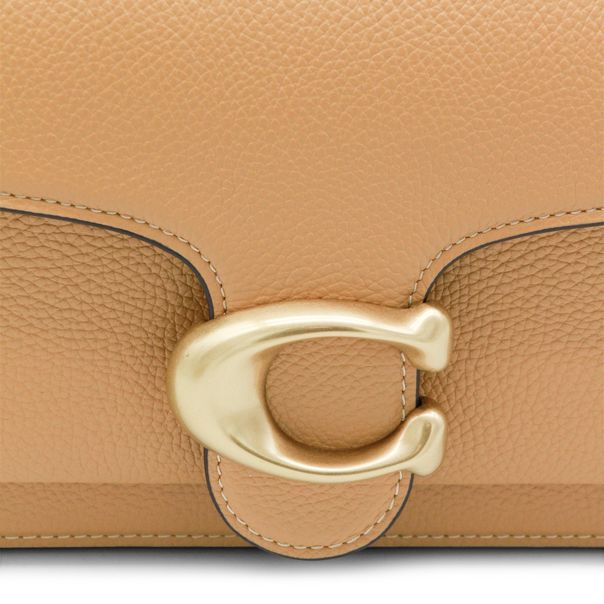 BROWN LEATHER TABBY 26 TOP HANDLE BAG