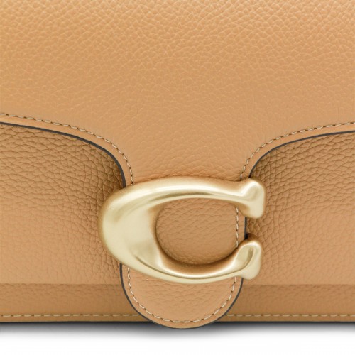 BROWN LEATHER TABBY 26 TOP HANDLE BAG